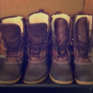 Women’s LL Bean Boots with Wool Lining Size 7